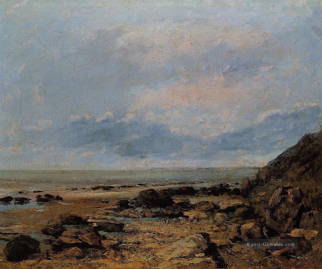 Rocky Seashore realistischer Maler Gustave Courbet Ölgemälde